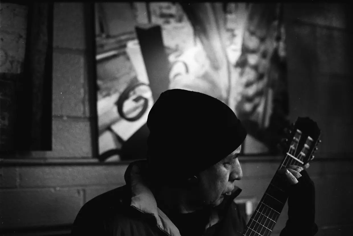 portrait of jorge in san francisco (mission) on ilford hp5 plus 400
